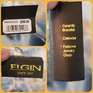 Elgin | Accessories | Elgin Womens Eg353 Goldtone Black  display picture 1